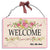 5x8 Inch Welcome Sign: Wall Hanging for Home Decor