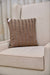 Cocoa Stripe Velvet Jute Cushions & Cushion Cover