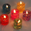 A mesmerizing set of 6 GlowWave Gel Candles with colorful gel swirls, creating a soothing and radiant ambiance.

 