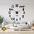 Laser-Cut Wall Clock - Modern Chipboard Design