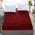 Waterproof Mattress Cover - Terry Cotton-Maroon