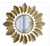 Gold-Plated Stainless Steel Leaf Mirror