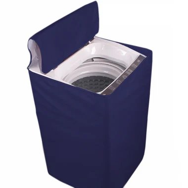 Waterproof, heatproof, and dustproof washing machine cover with zip for easy use.